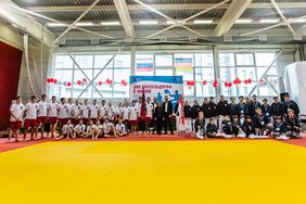 Eröffnungszeremonie Freundschaftsturnier Judo und Wasserball