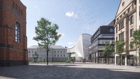 So soll der geplante Calatrava Boulevard aussehen, Visualisierung: CENTRUM Holding Deutschland GmbH & Co. KG.