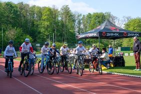 Beim beliebten Kinderradwettbewerb Petit Départ starten am Samstag, 29. April, um 11 Uhr die ersten 150 Kinder in Oberkassel, Schorlemerstraße 61, © Landeshauptstadt Düsseldorf/Uwe Schaffmeister