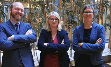 Benjamin Leonhardt, Annette Klerks und Sabine Heber sind erste Ansprechpartner für japanische Unternehmen.