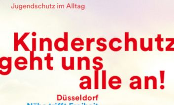 Ausschnitt des Flyer-Deckblattes zum Fachtag Kinderschutz, 25.09.19  © Landeshauptstadt Düsseldorf