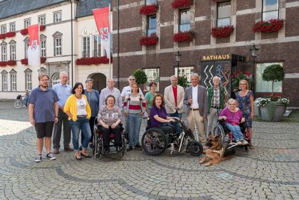 Gruppenfoto des Behindertenrates, Fotograf: Thomas Götz, ©Amt für Soziales