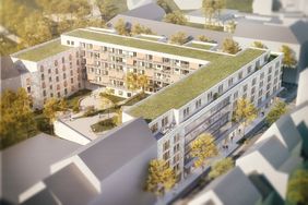 Wohnen am Sonnenpark. Animation: Architekturbüro kister scheithauer gross architekten und Standplaner GmbH 