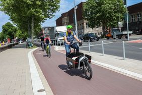 Der Trend zum Radfahren ist ungebrochen. Hier ein Foto vom Radweg am Joseph-Beuys-Ufer. Archivfoto: Melanie Zanin