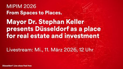 Präsentation des Immobilien- und Investitionsstandortes Düsseldorf