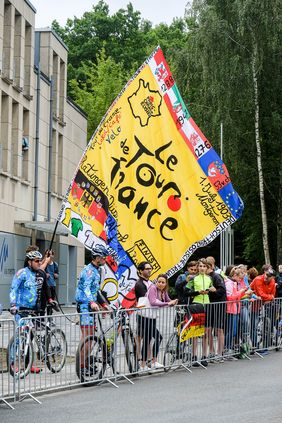 Düsseldorf: 2. Etappe der Tour de France. Foto: Uwe Schaffmeister