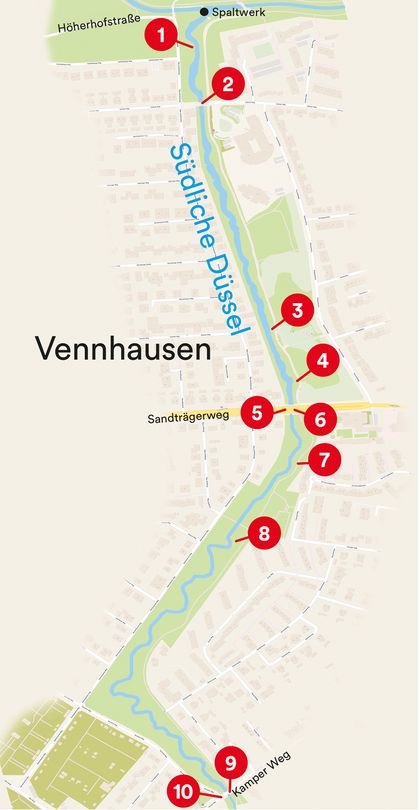 Südliche Düsseldorf, Vennhausen © Landeshauptstadt Düsseldorf, Umwelt- und Verbraucherschutz