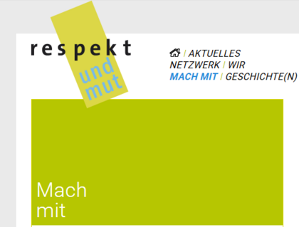 Respekt und Mut