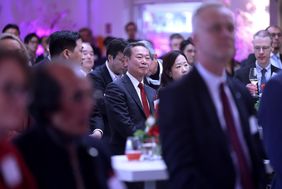 Die Landeshauptstadt Düsseldorf und NRW.Global Business empfingen rund 200 Vertreterinnen und Vertreter der japanischen Wirtschaft am Dienstag, 16. April, zum traditionellen Kirschblütenfest. Foto: David Young