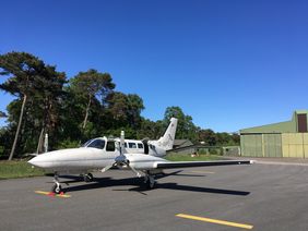 Flugzeug zur Luftbildaufnahme. Foto: Aerowest GmbH, Dortmund