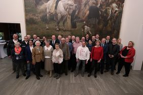Wurden im Rathaus geehrt: die Blutspender- und Dienstzeitjubilare des DRK Kreisverbandes e.V., Foto: Young.