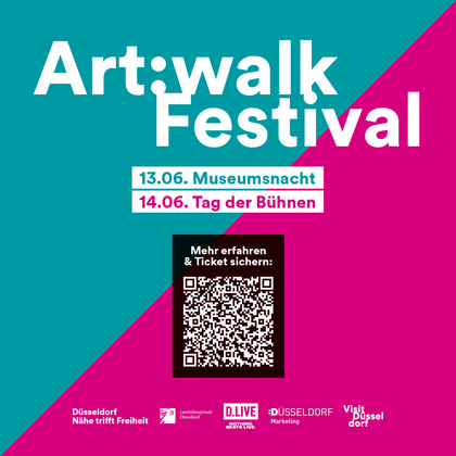 Ankündigung zum Art:walk Festival 2026
