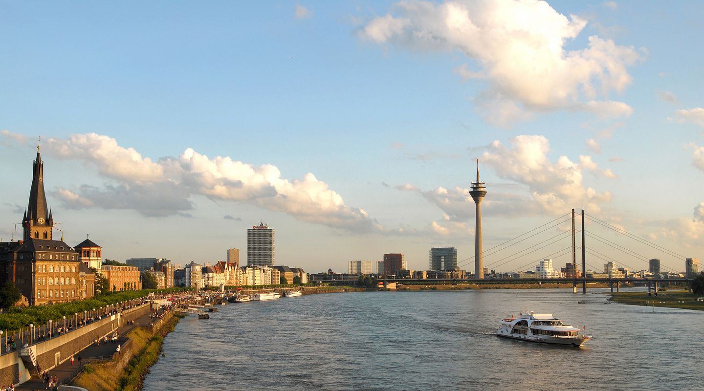 Düsseldorf sur le Rhin