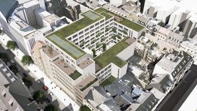 AOK-Verwaltungsgebäude Düsseldorf; Animation: Eller + Eller Architekten