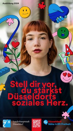 Ausbildungskampagne 2024 - Motiv Soziales