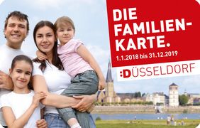 Abbildung der Düsseldorfer Familienkarte 2018 2019