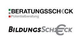 Logo Beratungsscheck und Logo Bildungsscheck