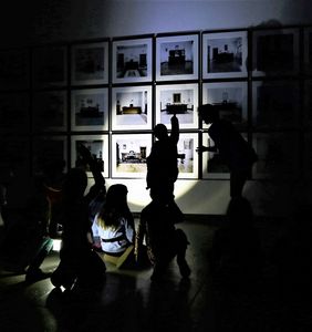 Die beliebten Taschenlampenführungen zählten in fast allen Museen zu den Highlights; Foto: Kulturamt Düsseldorf/J. Wogirz
