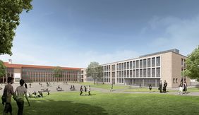Visualisierung Erweiterungsbau Cecilien-Gymnasium