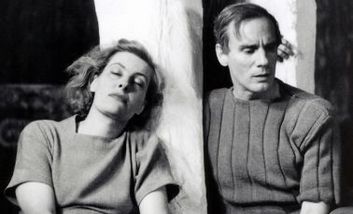 Marianne Hoppe und Gustaf Gründgens in DIE FLIEGEN