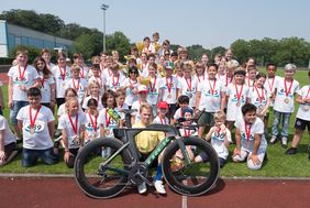 Petit Départ am 9.6.18 im Sportpark Niederheid - als Gast: Ruben Zepuntke