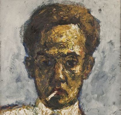 Selbstporträt Harry Breuer, 1925