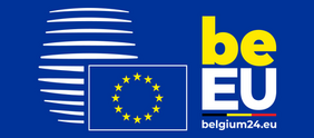 Logo der belgischen Ratspräsidentschaft © Europäische Union,2024 - Quelle: belgian-presidency.consilium.europa.eu 
