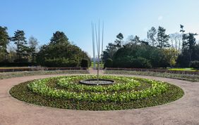 Im Nordpark wurden insgesamt rund 40.200 Frühlingsblüher gesetzt. Foto: Melanin Zanin