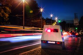 Ein Blitzeranhänger ist ab Oktober in Düsseldorf im Einsatz