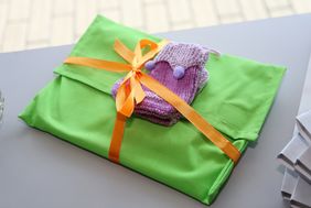 Begrüßungsgeschenk des Elternbesuchsdienstes 