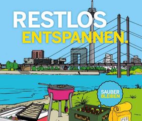 Postkartenmotiv der Kampagne "Restlos entspannen"
