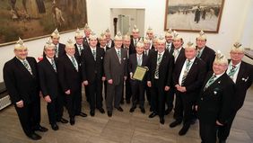 Oberbürgermeister Thomas Geisel empfing die DKG Weissfräcke im Rathaus,(c)Landeshauptstadt Düsseldorf/Ingo Lammert