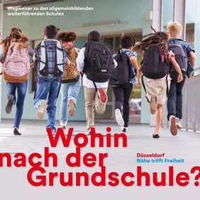 An vier Tagen im Februar können Eltern ihre Kinder an die weiterführenden Schulen anmelden. Grafik: Landeshauptstadt Düsseldorf