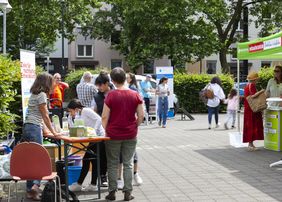 Impressionen von der Nachhaltigkeitswoche im letzten Jahr, © Landeshauptstadt Düsseldorf/Britta Würzburg
