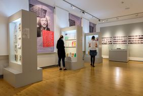 Das Heinrich-Heine-Institut zeigt vom 8. September bis 18. November die Ausstellung "Aber ich schrieb mich verrückt" zu dem Bochumer Schriftsteller und Journalisten Wolfgang Welt; Foto: Uwe Schaffmeister