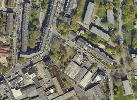 Stadtplanausschnitt Bereich Jägerstraße/ Festenbergstraße